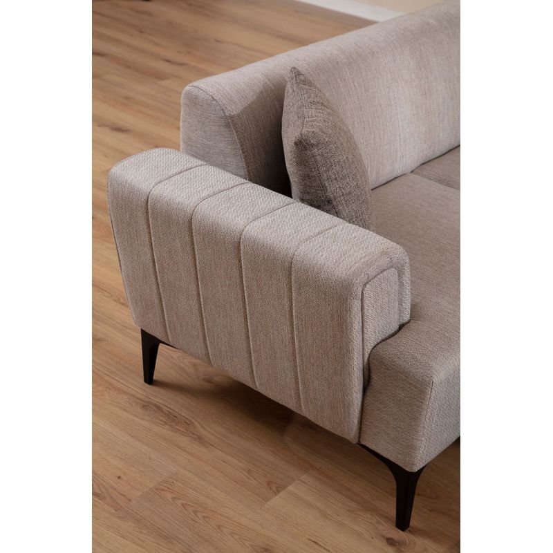 Casa si Gradina - Mobilier - Canapele si coltare - Canapele - Canapea 2 locuri, Atelier Del Sofa, lemn fag si pal, bej, 180x95x77 cm - Infinity.ro