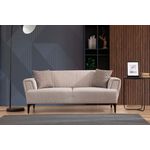 Casa si Gradina - Mobilier - Canapele si coltare - Canapele - Canapea 2 locuri, Atelier Del Sofa, lemn fag si pal, bej, 180x95x77 cm - Infinity.ro