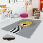 Casa si Gradina - Textile si covoare - Covoare - Covoare copii - Covor copii, Conceptum Hypnose, multicolor, 160x230 cm, 100% poliester, antiderapant, 369HFT2643 - Infinity.ro