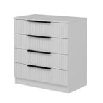Casa si Gradina - Mobilier - Comode si corpuri - Comode - Comoda, Hanah Home, pal melaminat, alb, 72x42x77 cm, 506MNR1521 - Infinity.ro