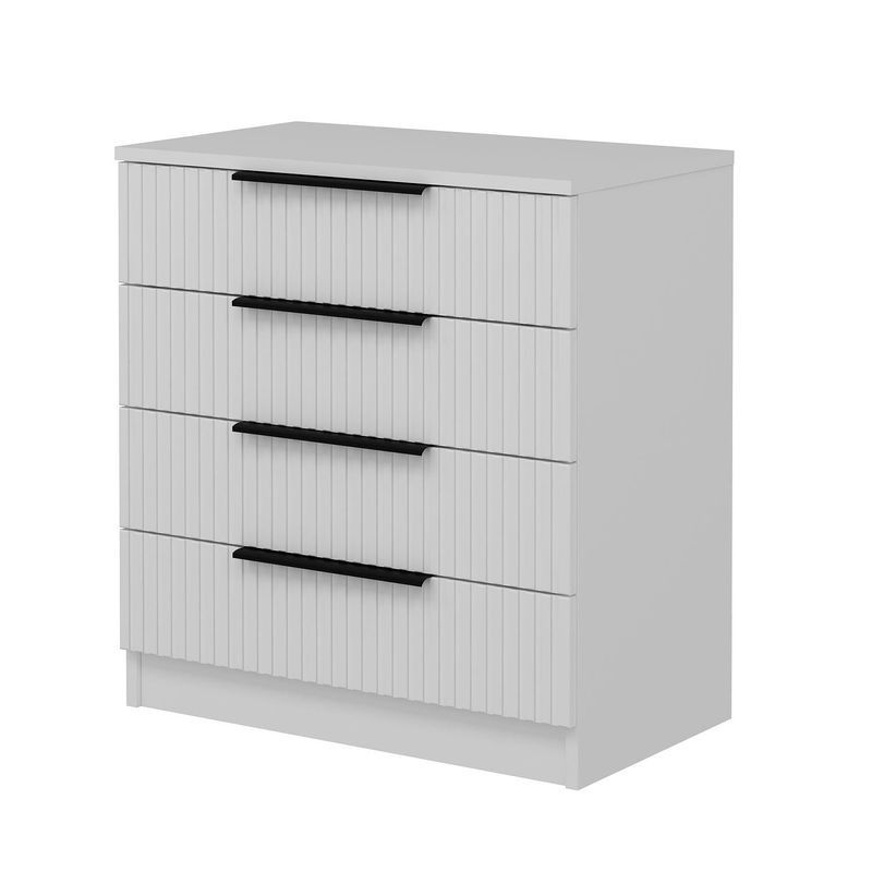 Casa si Gradina - Mobilier - Comode si corpuri - Comode - Comoda, Hanah Home, pal melaminat, alb, 72x42x77 cm, 506MNR1521 - Infinity.ro