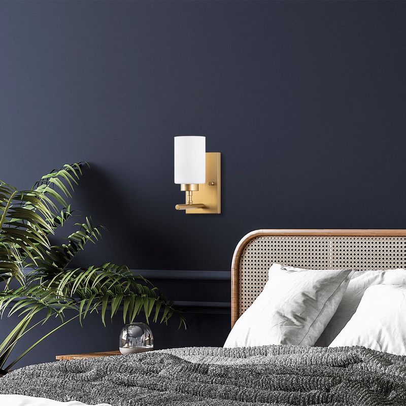 Casa si Gradina - Corpuri si surse de iluminat - Plafoniere, aplice si spoturi - Aplica, Opviq, metal, auriu, 12x17x25 cm - Infinity.ro