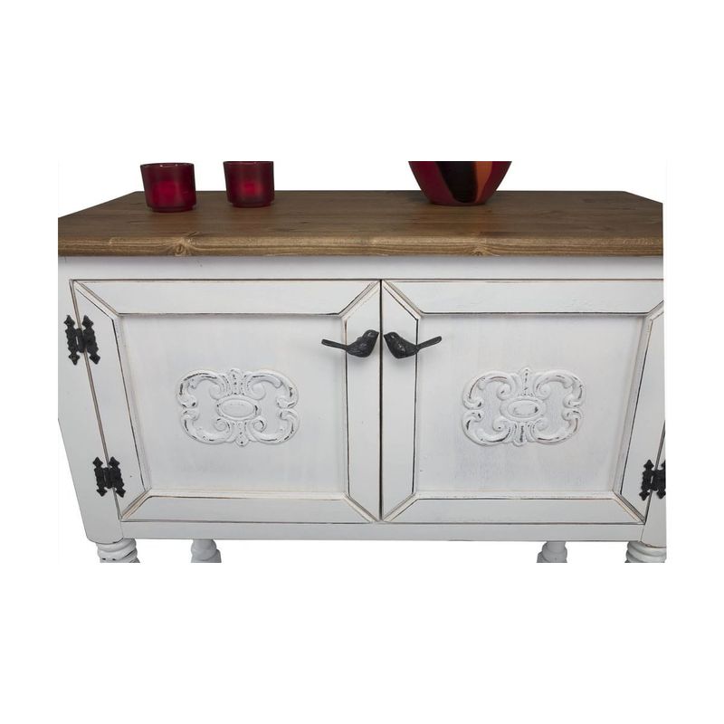 Casa si Gradina - Mobilier - Comode si corpuri - Comode - Comoda, Hanah Home, mdf, alb, 82x40x92 cm - Infinity.ro