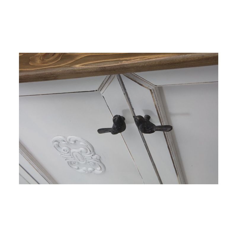 Casa si Gradina - Mobilier - Comode si corpuri - Comode - Comoda, Hanah Home, mdf, alb, 82x40x92 cm - Infinity.ro