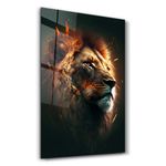 Casa si Gradina - Decoratiuni - Tablouri - Tablou decorativ, Wallxpert, sticla temperata, multicolor, 70x110 cm, 672BRS5504 - Infinity.ro