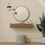 Casa si Gradina - Mobilier - Comode si corpuri - Comode - Comoda, Hanah Home, pal melaminat, nuc, 82x30x15 cm - Infinity.ro