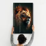 Casa si Gradina - Decoratiuni - Tablouri - Tablou decorativ, Wallxpert, sticla temperata, multicolor, 70x110 cm, 672BRS5504 - Infinity.ro