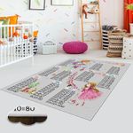 Casa si Gradina - Textile si covoare - Covoare - Covoare copii - Covor copii, Conceptum Hypnose, multicolor, 80x120 cm, 100% poliester, antiderapant, 369HFT3886 - Infinity.ro