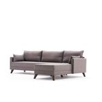 Casa si Gradina - Mobilier - Canapele si coltare - Coltare - Coltar, Atelier Del Sofa, material textil, maro, 275x85x81 cm - Infinity.ro
