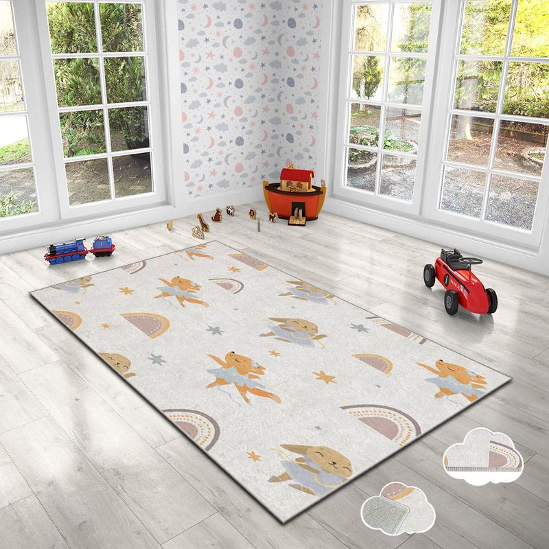 Casa si Gradina - Textile si covoare - Covoare - Covoare copii - Covor pentru copii, Conceptum Hypnose, multicolor, 180x280 cm, 100% poliester, antiderapant - Infinity.ro