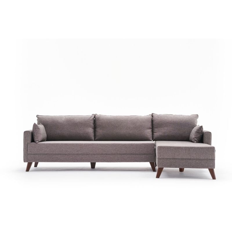 Casa si Gradina - Mobilier - Canapele si coltare - Coltare - Coltar, Atelier Del Sofa, material textil, maro, 275x85x81 cm - Infinity.ro