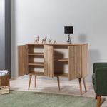 Casa si Gradina - Mobilier - Comode si corpuri - Console - Consola, Hanah Home, pal melaminat, stejar sonoma, 120x36x90 cm, 863SPH3940 - Infinity.ro