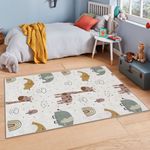 Casa si Gradina - Textile si covoare - Covoare - Covoare copii - Covor copii, Conceptum Hypnose, multicolor, 100x180 cm, 100% poliester, antiderapant, 504NGR1405 - Infinity.ro