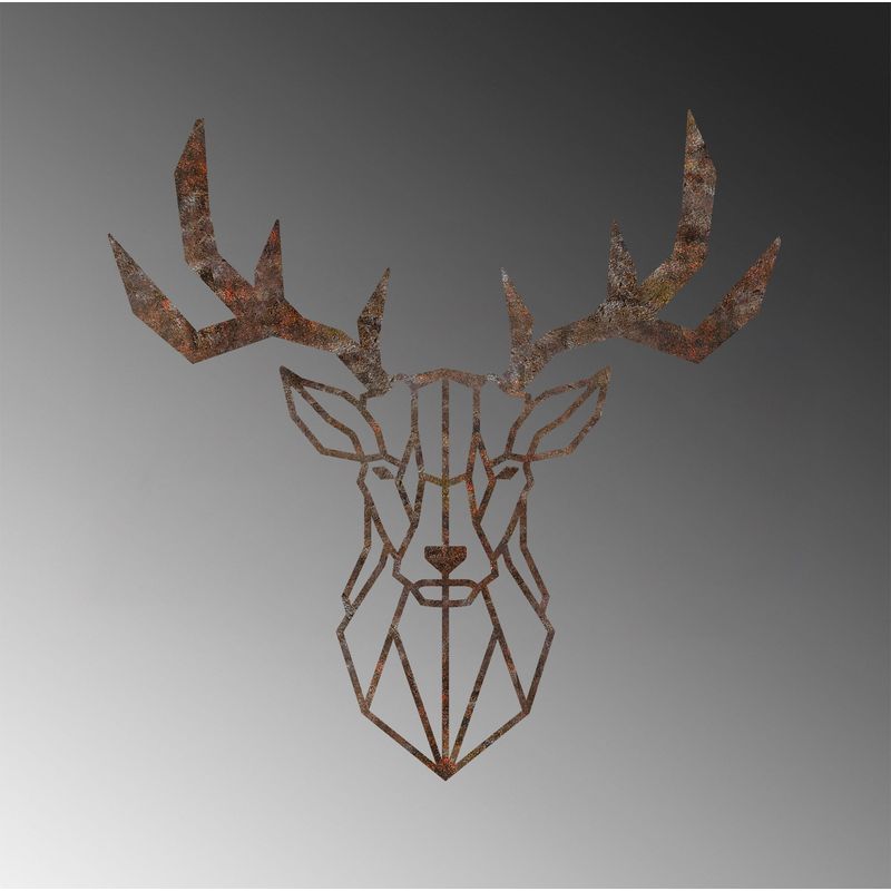 Casa si Gradina - Decoratiuni - Decoratiuni perete - Decoratiune de perete, Wallxpert, metal, antichizat, 51x51 cm - Infinity.ro