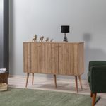 Casa si Gradina - Mobilier - Comode si corpuri - Console - Consola, Hanah Home, pal melaminat, stejar sonoma, 120x36x90 cm, 863SPH3940 - Infinity.ro