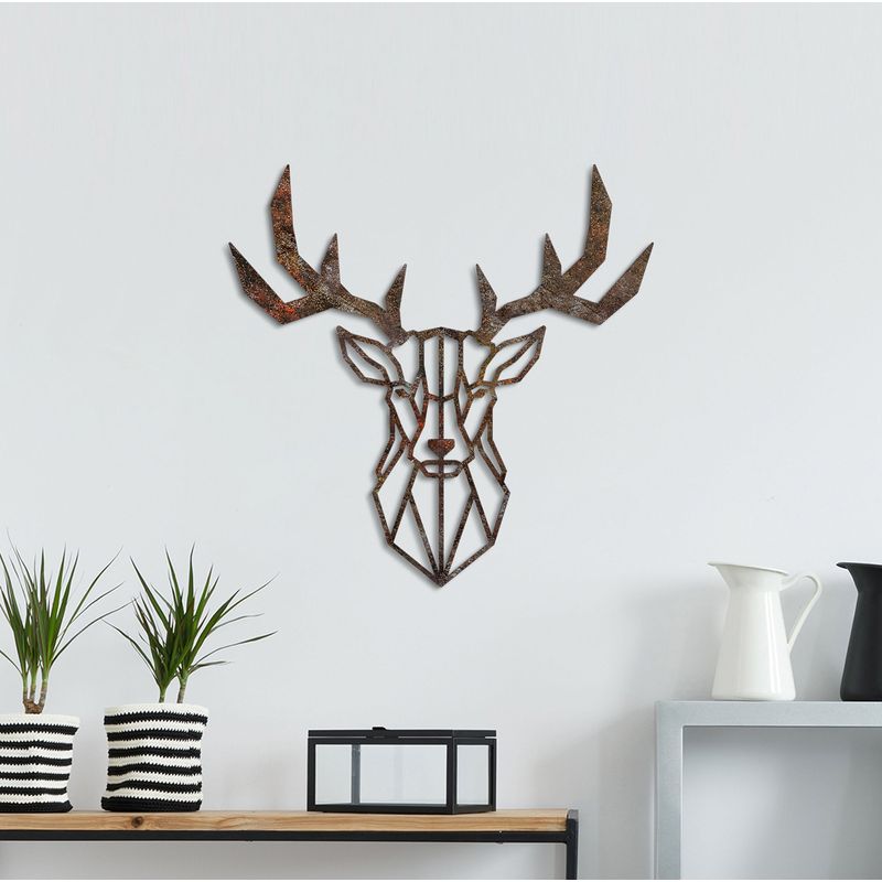 Casa si Gradina - Decoratiuni - Decoratiuni perete - Decoratiune de perete, Wallxpert, metal, antichizat, 51x51 cm - Infinity.ro