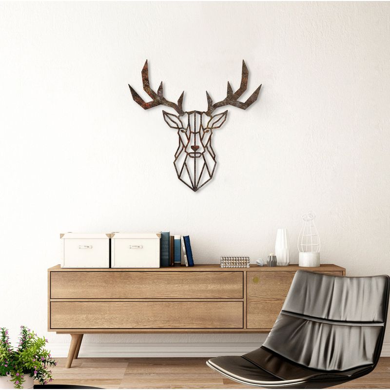 Casa si Gradina - Decoratiuni - Decoratiuni perete - Decoratiune de perete, Wallxpert, metal, antichizat, 51x51 cm - Infinity.ro