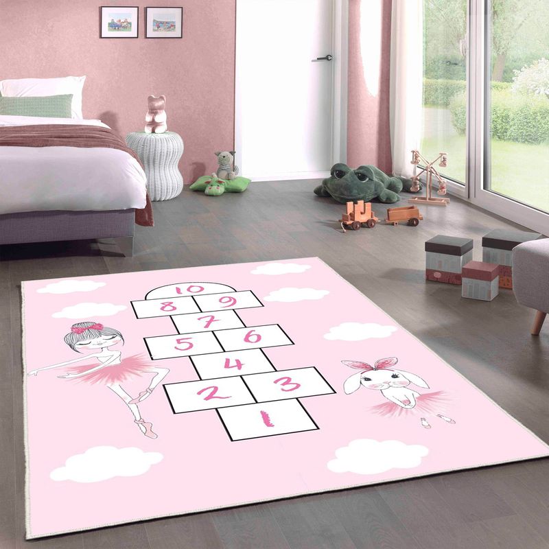 Casa si Gradina - Textile si covoare - Covoare - Covoare copii - Covor pentru hol, Conceptum Hypnose, multicolor, 80x300 cm, 100% poliester, antiderapant - Infinity.ro