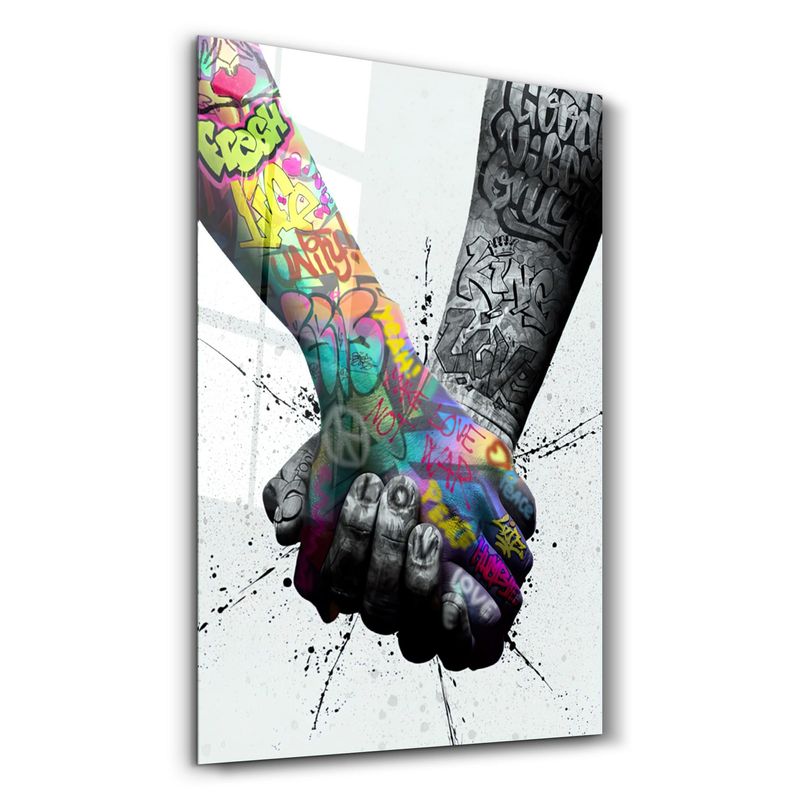 Casa si Gradina - Decoratiuni - Tablouri - Tablou decorativ din sticla, Wallxpert, multicolor, sticla temperata, 70x110 cm - Infinity.ro