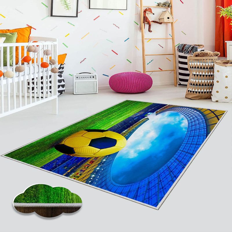 Casa si Gradina - Textile si covoare - Covoare - Covorase intrare - Covoras de hol, Conceptum Hypnose, multicolor, 100x150 cm, 100% poliester, antiderapant, 369HFT3717 - Infinity.ro