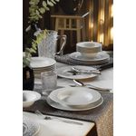 Casa si Gradina - Bucatarie si vesela - Vesela si tacamuri - Servicii de masa - Set de masa 18 piese, Hermia, portelan, multicolor, farfurii 27/21 cm, boluri 16 cm, 719KTP9772 - Infinity.ro
