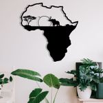 Casa si Gradina - Decoratiuni - Decoratiuni perete - Accesoriu decorativ de perete, Wallxpert, metal, negru, 55x57 cm - Infinity.ro