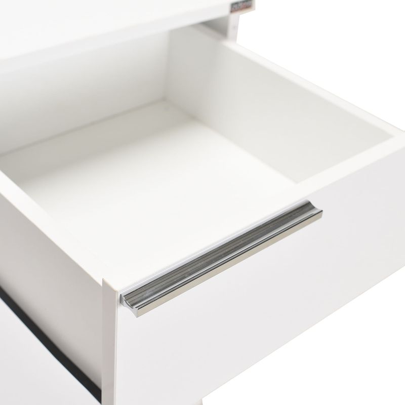 Casa si Gradina - Mobilier - Comode si corpuri - Corpuri bucatarie - Dulap multifunctional, Hanah Home, PAL melaminat, alb, 85x44x81 cm - Infinity.ro