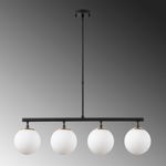 Casa si Gradina - Corpuri si surse de iluminat - Lustre si pendule - Candelabru, Opviq, metal, negru auriu alb, 70x15x43-87 cm - Infinity.ro