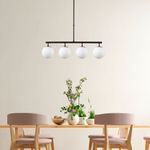 Casa si Gradina - Corpuri si surse de iluminat - Lustre si pendule - Candelabru, Opviq, metal, negru auriu alb, 70x15x43-87 cm - Infinity.ro