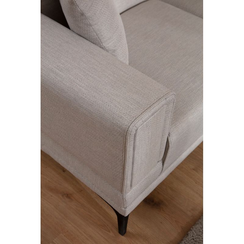 Casa si Gradina - Mobilier - Canapele si coltare - Canapele - Canapea extensibila 3 locuri, Atelier Del Sofa, lemn de fag si placi aglomerate, ecru, 215x85x77 cm - Infinity.ro