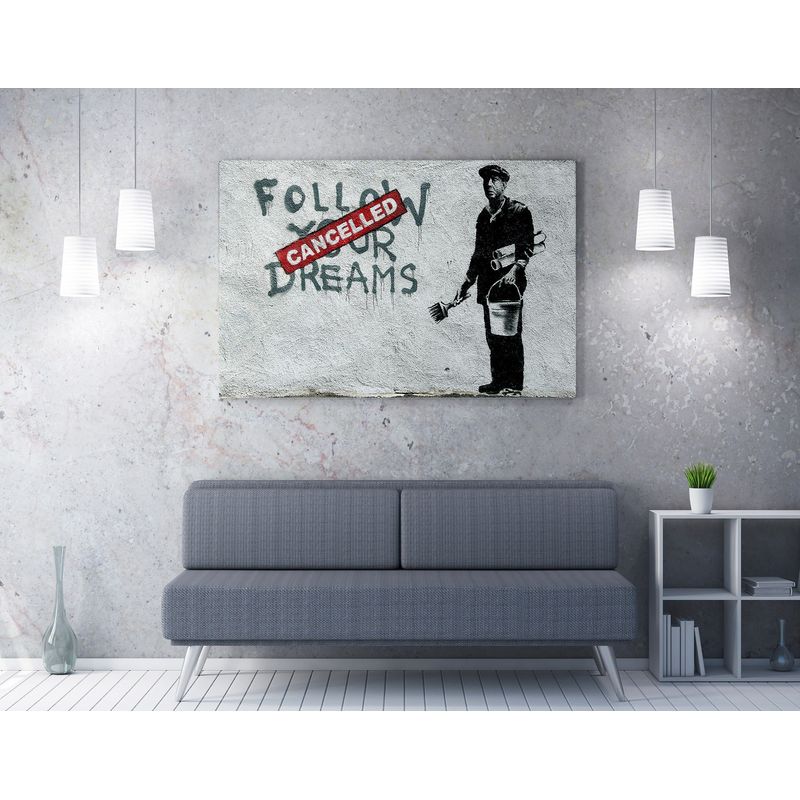 Casa si Gradina - Decoratiuni - Tablouri - Tablou canvas decorativ, Wallxpert, multicolor, 50x70 cm, bumbac si poliester, rama lemn, 966BRS1195 - Infinity.ro