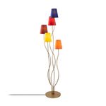 Casa si Gradina - Corpuri si surse de iluminat - Veioze si lampi - Lampadare - Lampadar, Opviq, metal, multicolor, 44x44x160 cm, 942FLG1541 - Infinity.ro