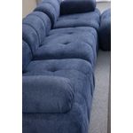 Casa si Gradina - Mobilier - Canapele si coltare - Coltare - Coltar, Atelier Del Sofa, lemn fag si pal, albastru inchis, 290x160x95 cm - Infinity.ro