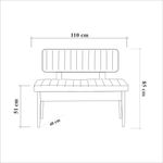 Casa si Gradina - Mobilier - Seturi de mobilier - Seturi mese si scaune - Set masa extensibila si scaune, Hanah Home, placa aglomerata melaminata, nuc si piatra, 130x80x77 cm - Infinity.ro