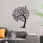 Casa si Gradina - Decoratiuni - Decoratiuni perete - Accesoriu decorativ de perete, Wallxpert, metal, negru, 56x70 cm - Infinity.ro