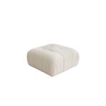 Casa si Gradina - Mobilier - Scaune si fotolii - Tabureti - Puf, Atelier Del Sofa, teddy, alb, 89x43x89 cm - Infinity.ro