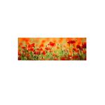 Casa si Gradina - Decoratiuni - Tablouri - Tablou canvas decorativ cu led, Wallxpert, panza suede 100%, multicolor, 30x90 cm, rama lemn - Infinity.ro