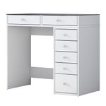 Casa si Gradina - Mobilier - Comode si corpuri - Masute de toaleta - Masa de machiaj, Hanah Home, pal melaminat, alb, 90x44.5x79.8 cm, 893RAN3324 - Infinity.ro