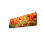 Casa si Gradina - Decoratiuni - Tablouri - Tablou canvas decorativ cu led, Wallxpert, panza suede 100%, multicolor, 30x90 cm, rama lemn - Infinity.ro