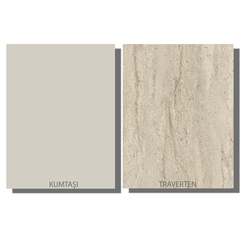 Casa si Gradina - Mobilier - Dulapuri si sifoniere - Dulapuri pantofi - Dulap pantofi, Hanah Home, pal melaminat, travertin si gresie, 90x30x93 cm - Infinity.ro