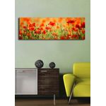 Casa si Gradina - Decoratiuni - Tablouri - Tablou canvas decorativ cu led, Wallxpert, panza suede 100%, multicolor, 30x90 cm, rama lemn - Infinity.ro