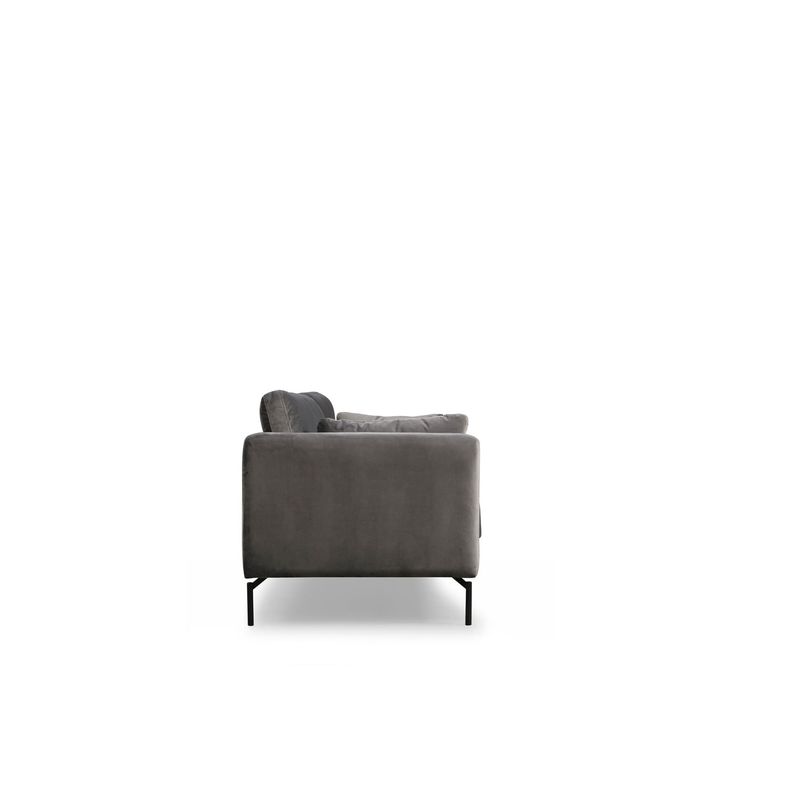 Casa si Gradina - Mobilier - Canapele si coltare - Canapele - Canapea 3 locuri, Atelier Del Sofa, lemn fag si pal, gri, 217x87x90 cm - Infinity.ro