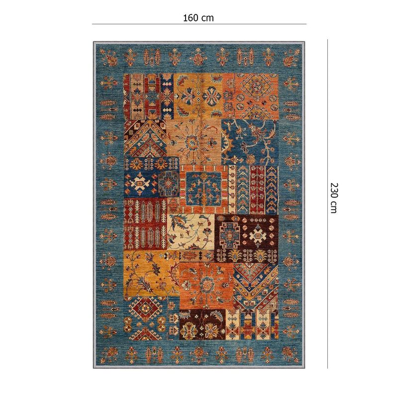 Casa si Gradina - Textile si covoare - Covoare - Covoare casa - Covor, Conceptum Hypnose, multicolor, 160x230 cm, 100% poliester, antiderapant, 368HFT1371 - Infinity.ro