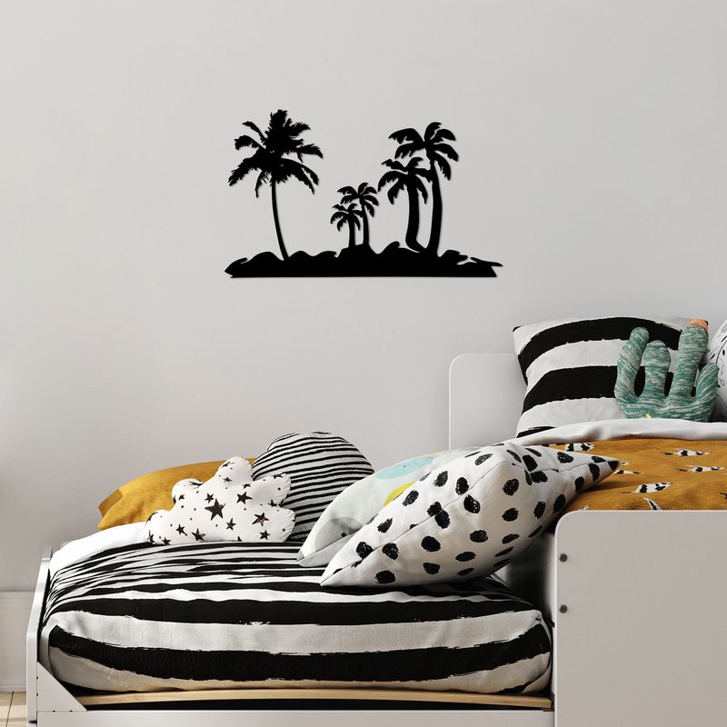Casa si Gradina - Decoratiuni - Decoratiuni perete - Accesoriu decorativ de perete, Wallxpert, metal, negru, 70x42 cm - Infinity.ro