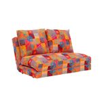 Casa si Gradina - Mobilier - Canapele si coltare - Canapele - Canapea extensibila, Hanah Home, metal, patchwork multicolor, 185x120 cm - Infinity.ro