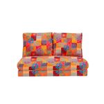 Casa si Gradina - Mobilier - Canapele si coltare - Canapele - Canapea extensibila, Hanah Home, metal, patchwork multicolor, 185x120 cm - Infinity.ro