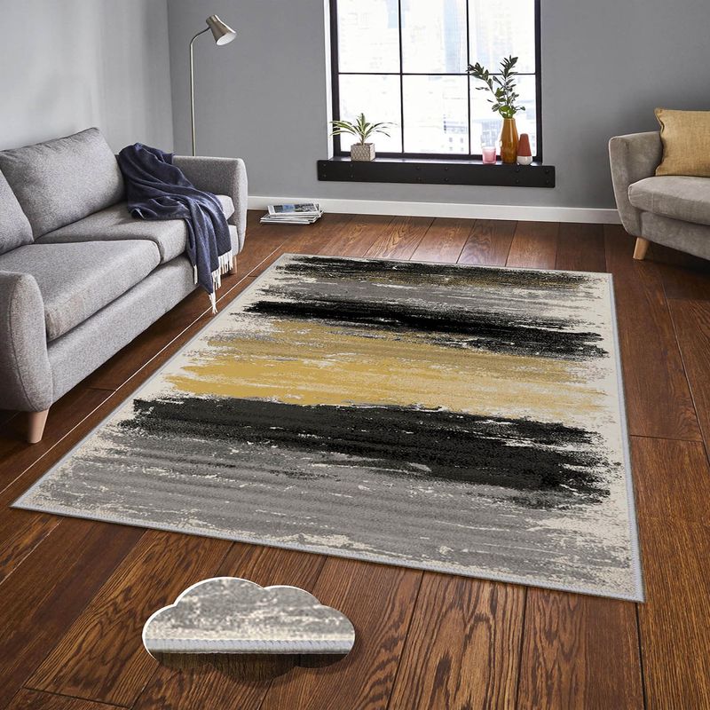 Casa si Gradina - Textile si covoare - Covoare - Covorase intrare - Covoras de intrare, Conceptum Hypnose, multicolor, 100x150 cm, 100% poliester, antiderapant, 369HFT3101 - Infinity.ro