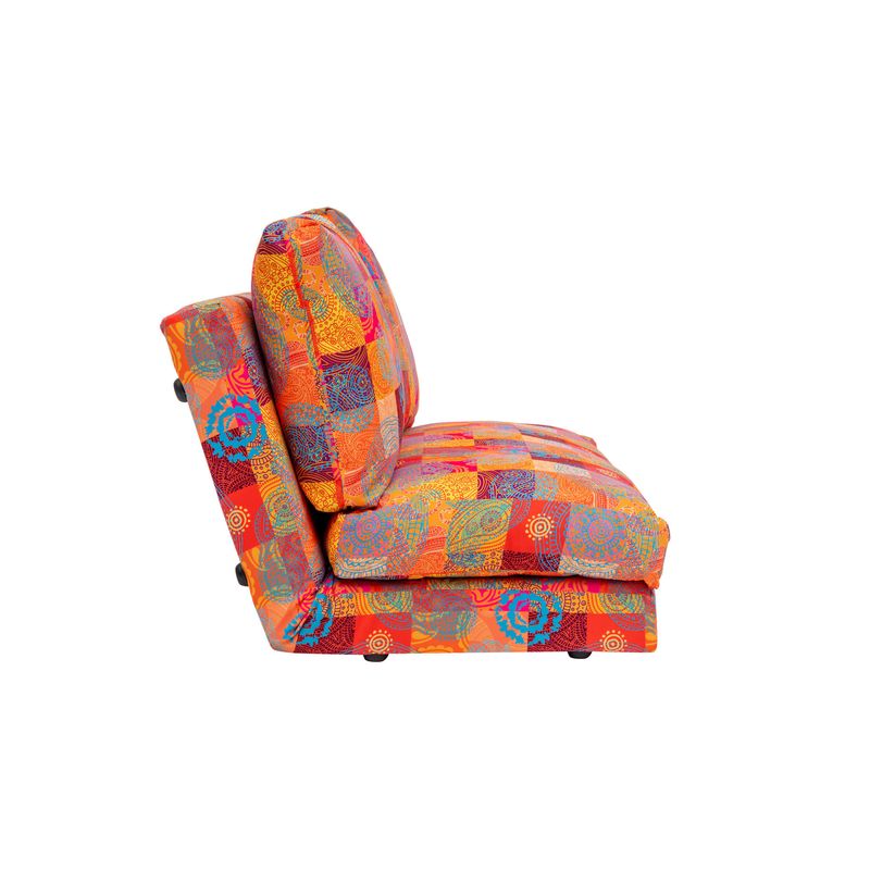 Casa si Gradina - Mobilier - Canapele si coltare - Canapele - Canapea extensibila, Hanah Home, metal, patchwork multicolor, 185x120 cm - Infinity.ro