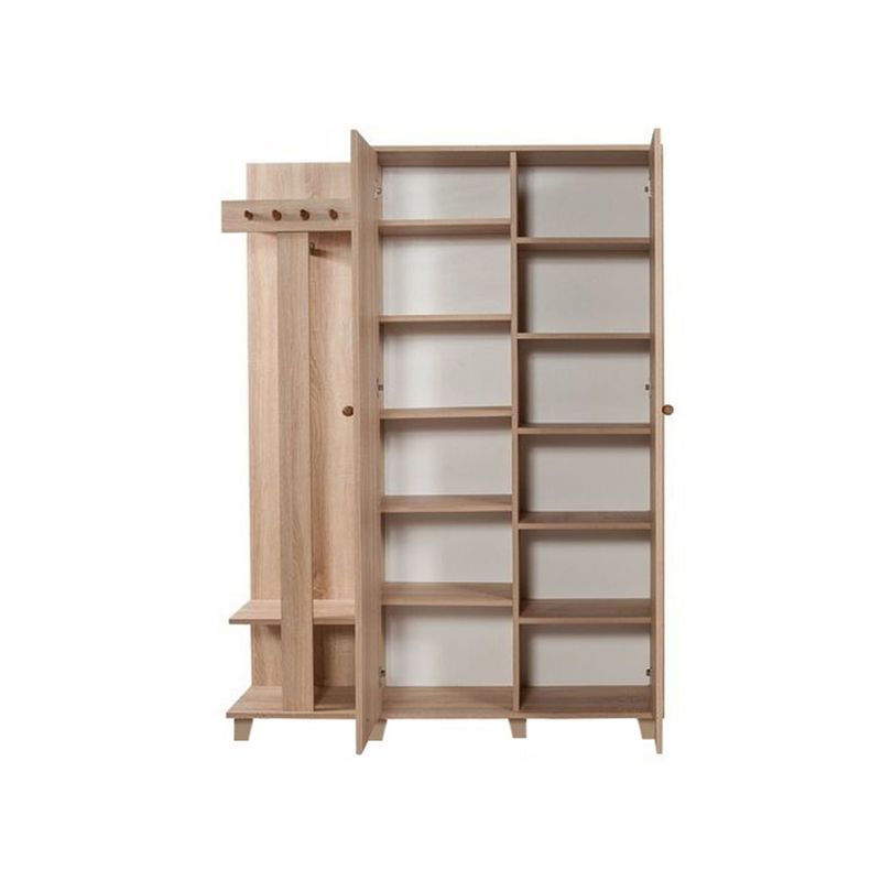 Casa si Gradina - Mobilier - Organizare si depozitare - Cuiere - Cuier, Hanah Home, pal melaminat, stejar sonoma, 135x192x36 cm, 863SPH4826 - Infinity.ro