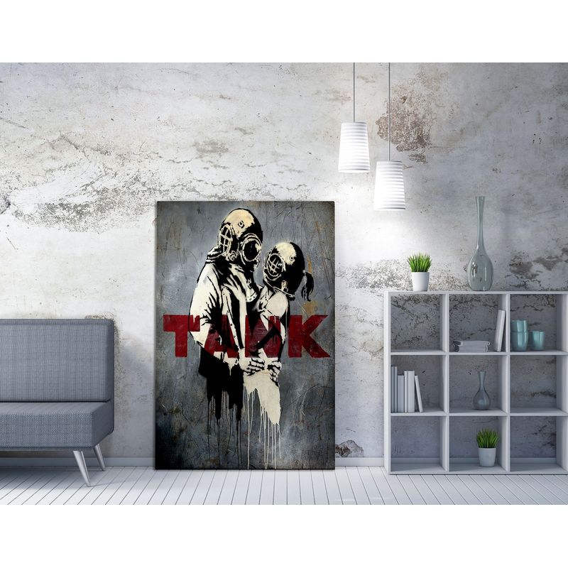 Casa si Gradina - Decoratiuni - Tablouri - Tablou canvas decorativ, Wallxpert, multicolor, 50x70 cm, 50% bumbac 50% poliester, rama lemn, 966BRS1121 - Infinity.ro